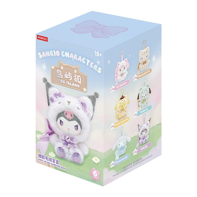 MINISO Sanrio Characters Fox Island Series Plush Blind Box Figure
