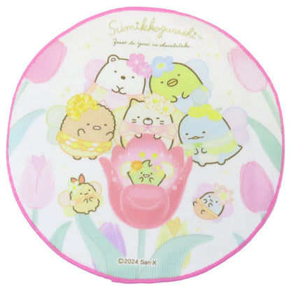 Sumikko Gurashi Mini Towel Handkerchief: Fairy Flower Garden